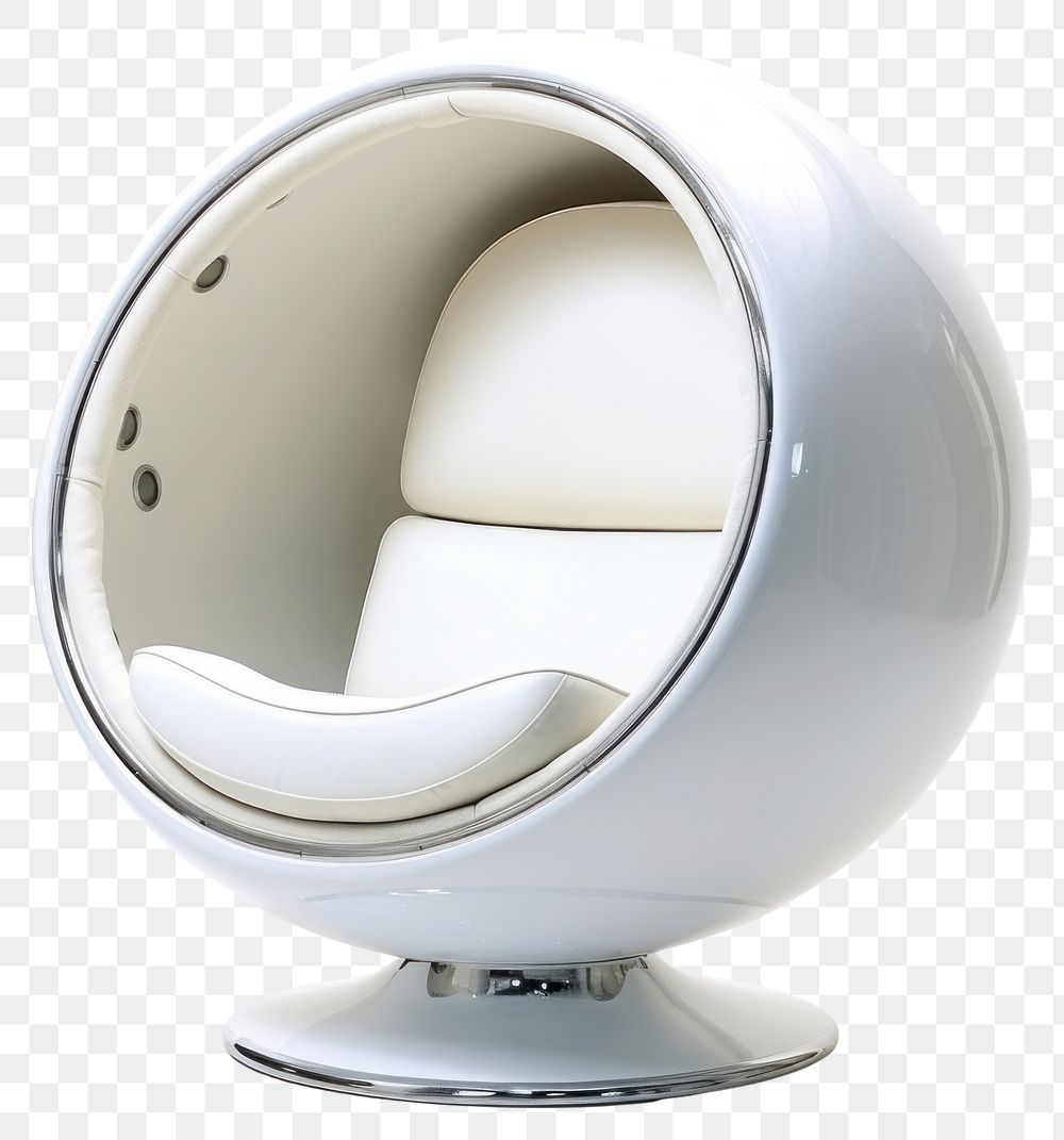 PNG Space age chair furniture technology porcelain.