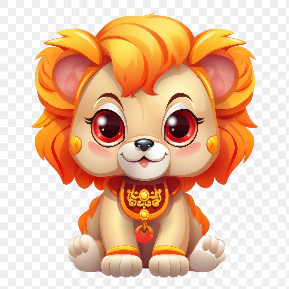 PNG Lion cute representation creativity. AI generated Image by rawpixel.