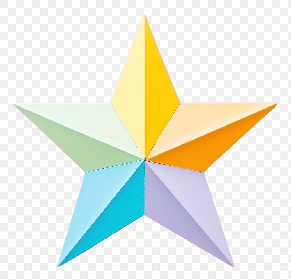 PNG Rainbow Star symbol star art. AI generated Image by rawpixel.