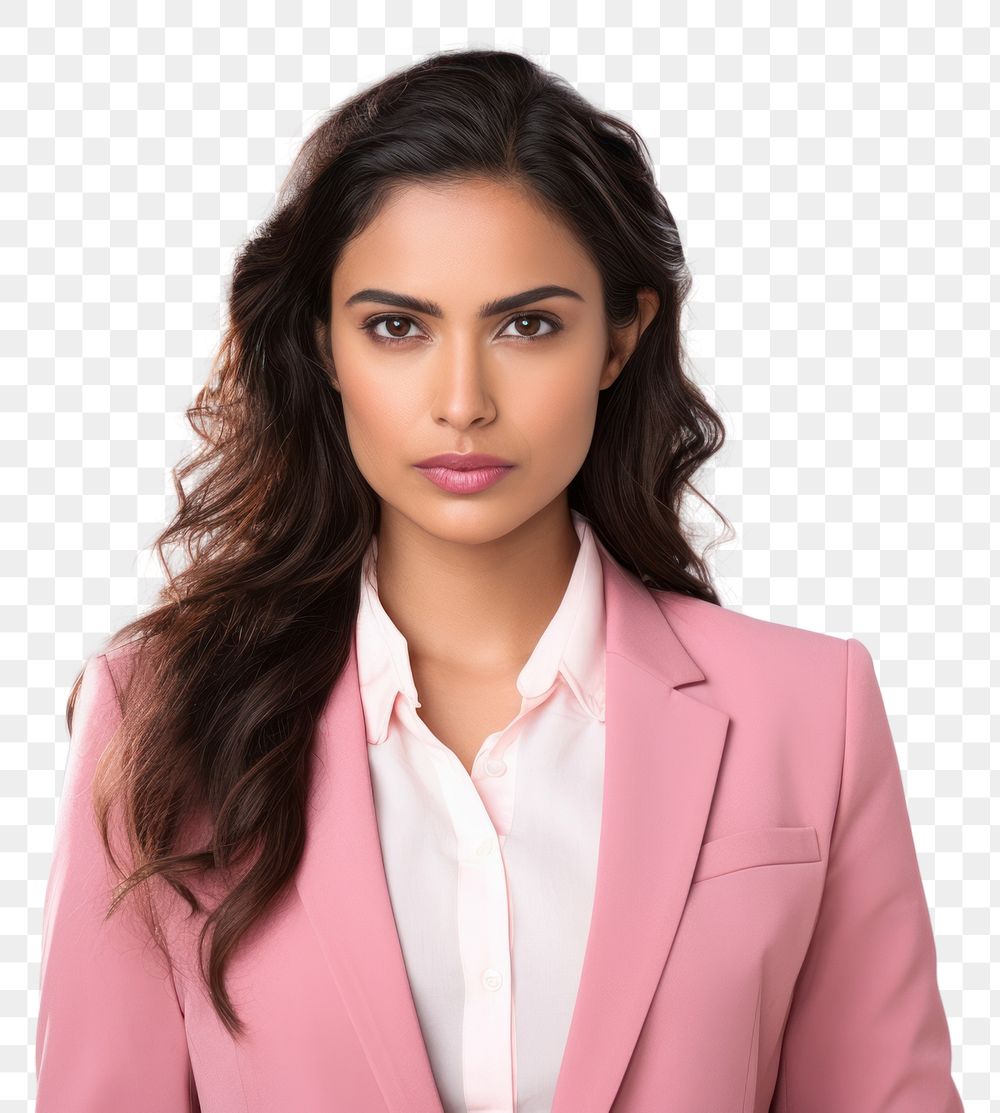 PNG Young Indian business woman portrait blazer adult.