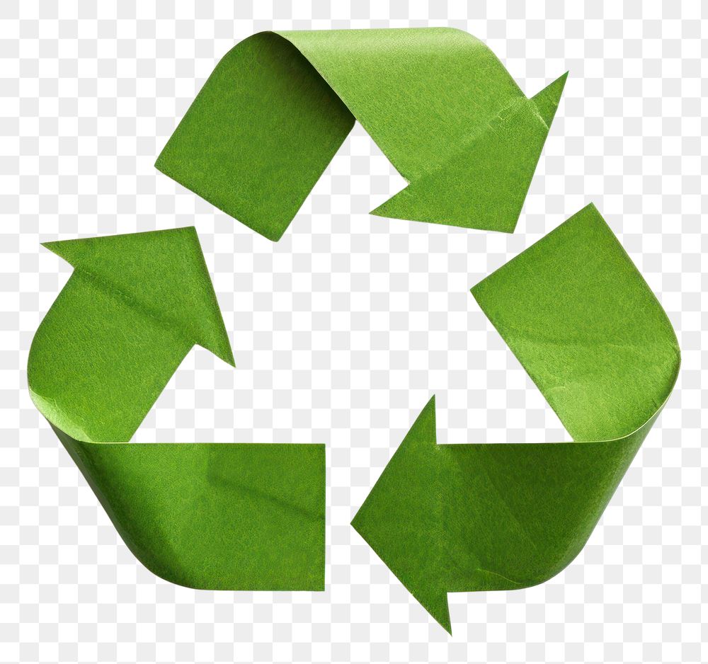 PNG Sticky note in recycle icon shape green white background recycling.