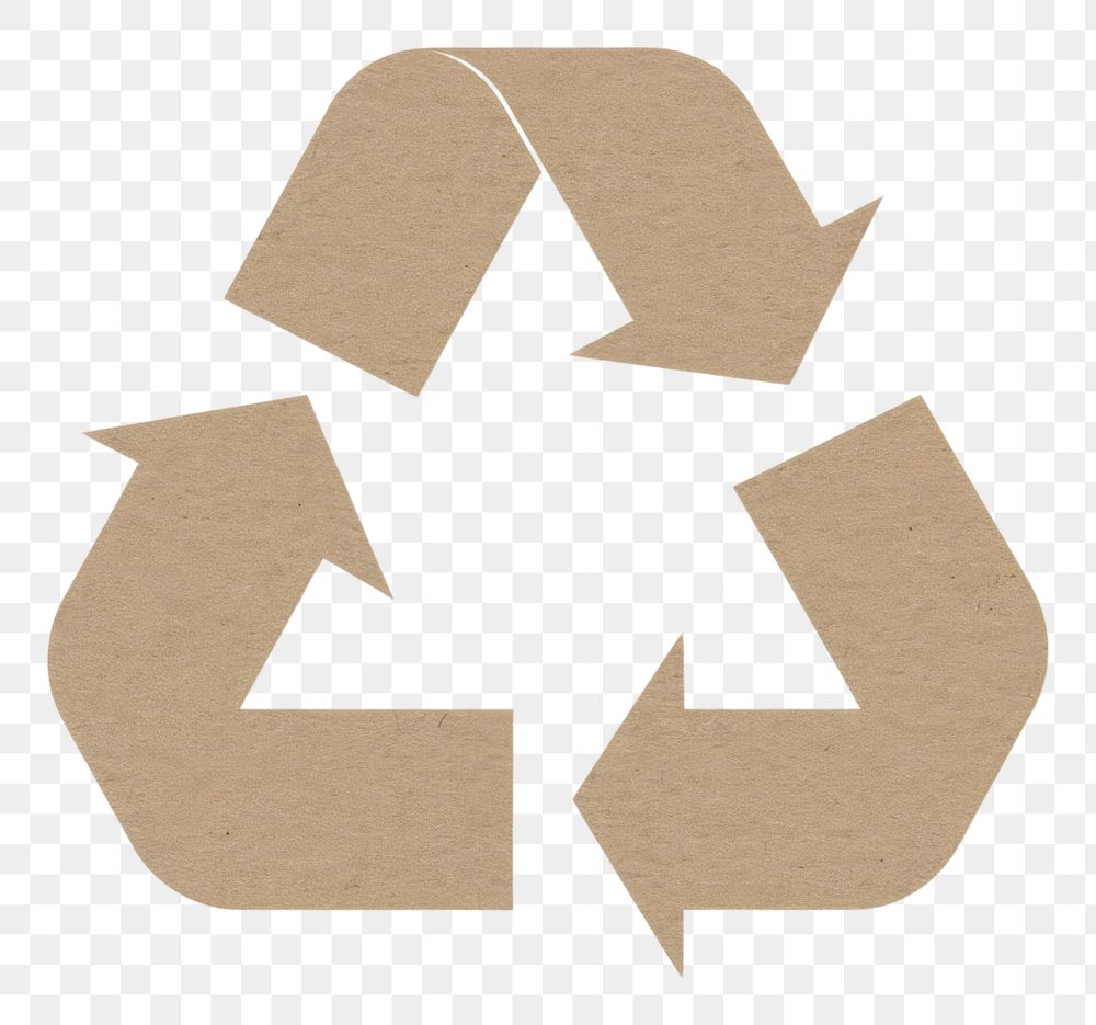 PNG Recycle icon symbol paper cardboard.