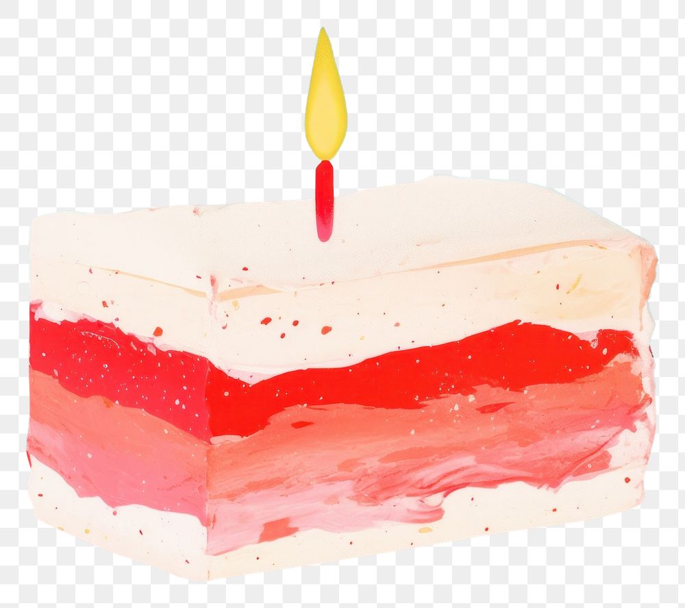 PNG Birthday cake dessert icing food. AI generated Image by rawpixel.