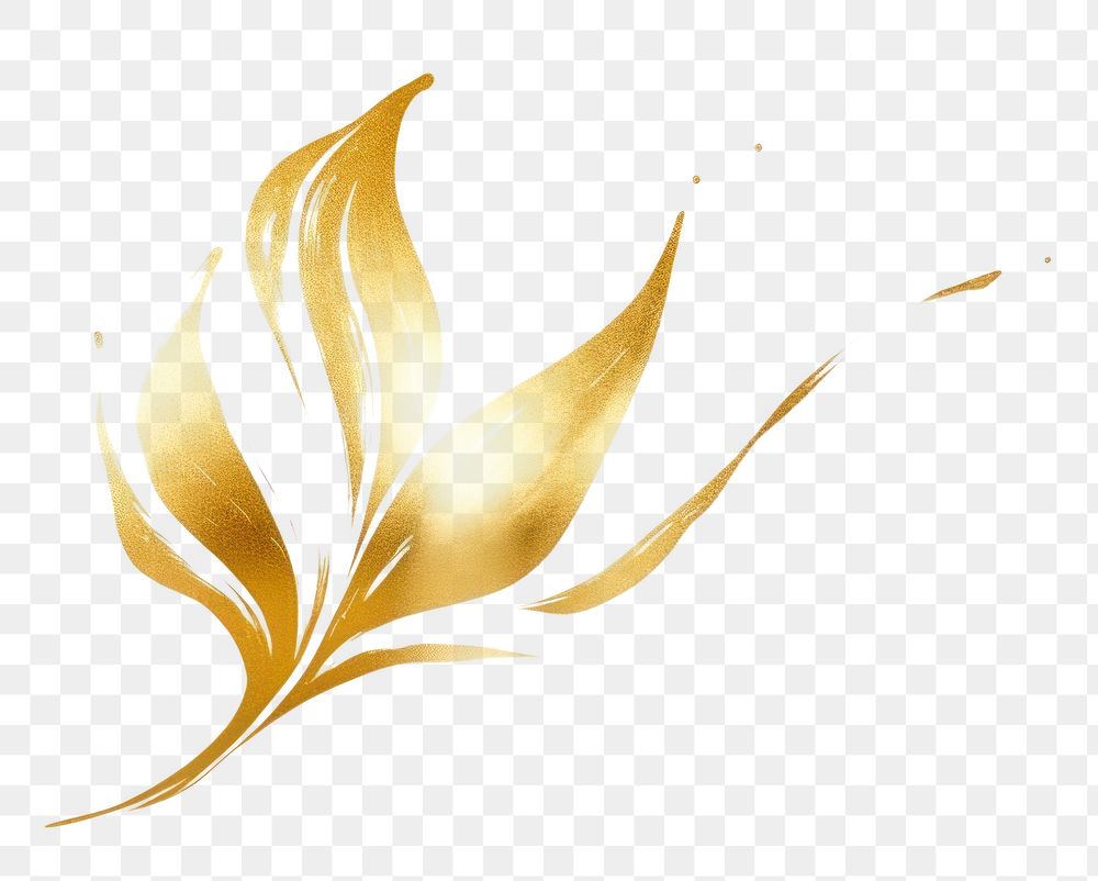 PNG Tulip gold line logo. 