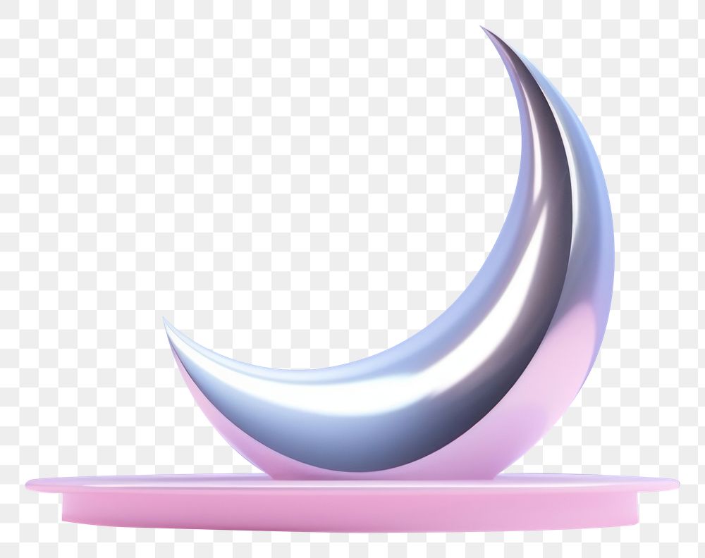 PNG  A crescent moon graphics nature astronomy.