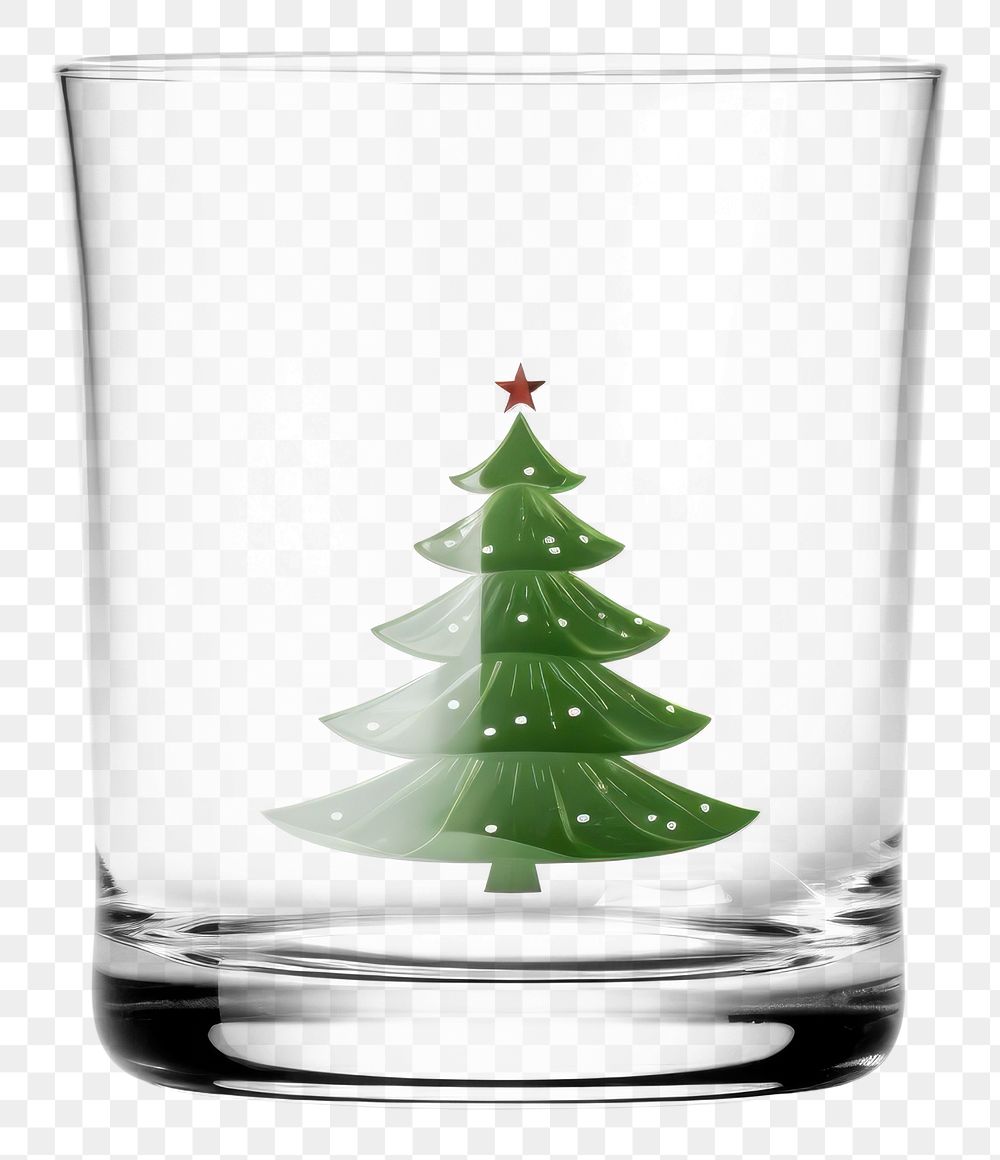 PNG Transparent glass of christmas tree icon plant fir refreshment.