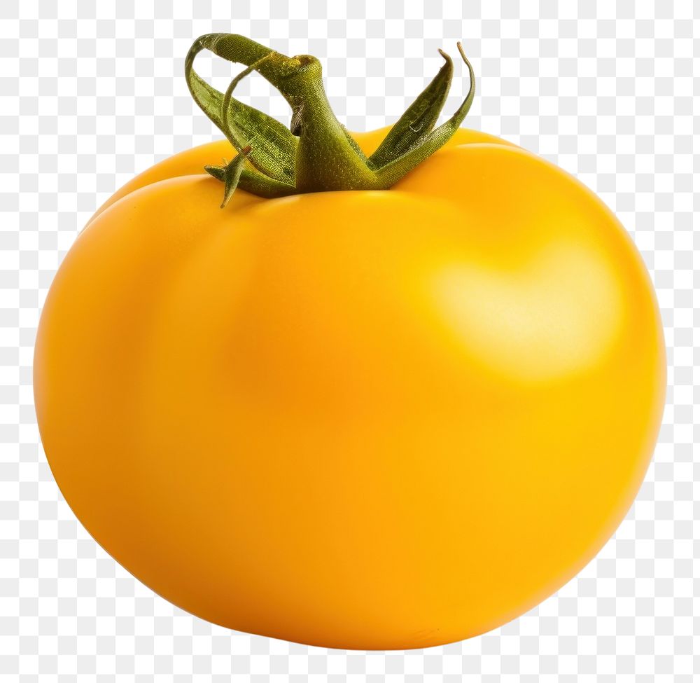 PNG  Yellow tomato vegetable fruit plant. AI generated Image by rawpixel.