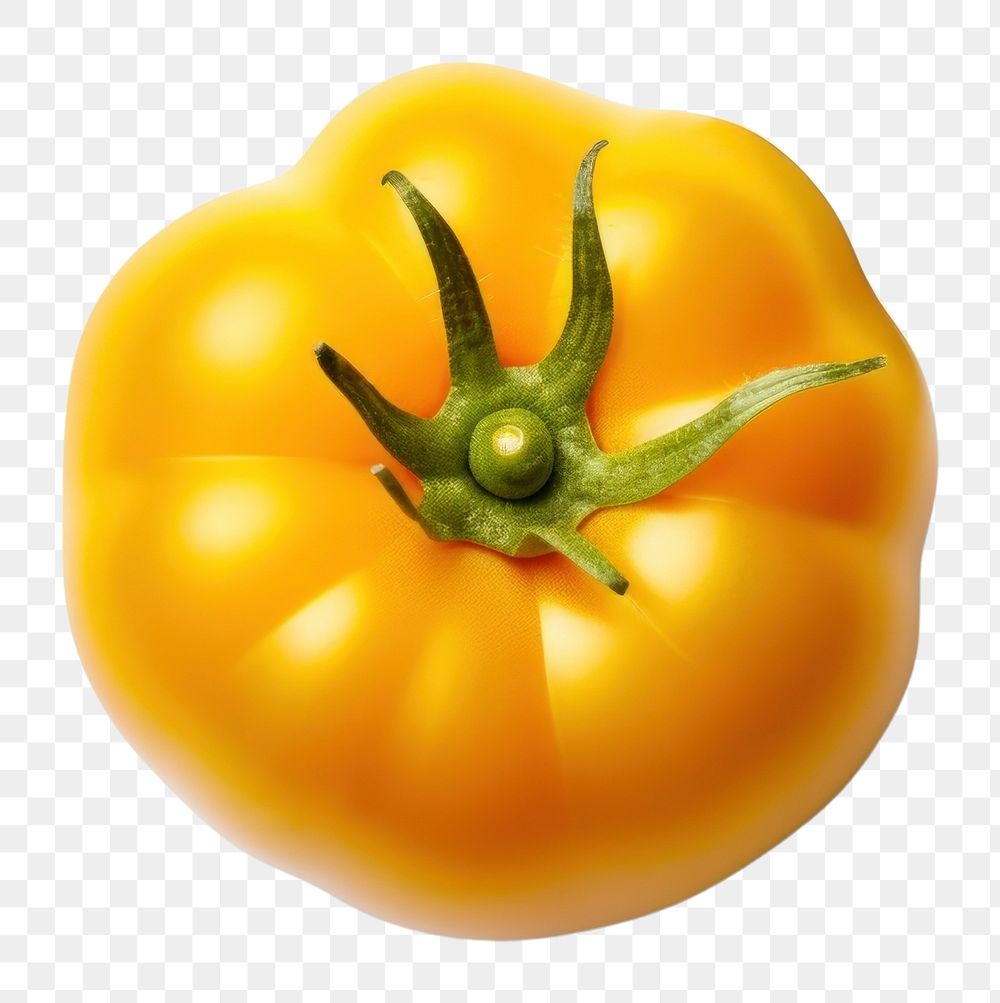 PNG  Yellow tomato vegetable plant food. AI generated Image by rawpixel.