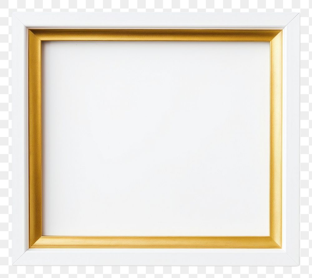 PNG  Minimal white and gold backgrounds frame white background.