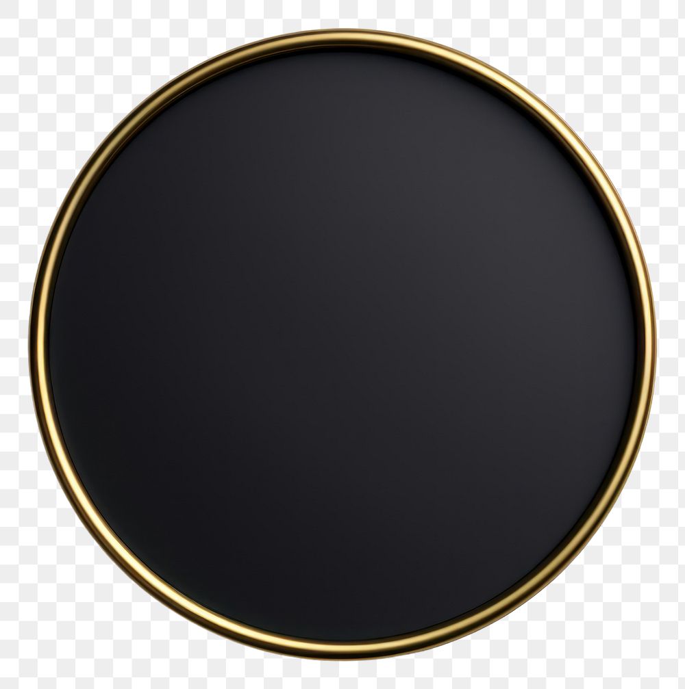 PNG  Minimal black gold circle frame photo white background.