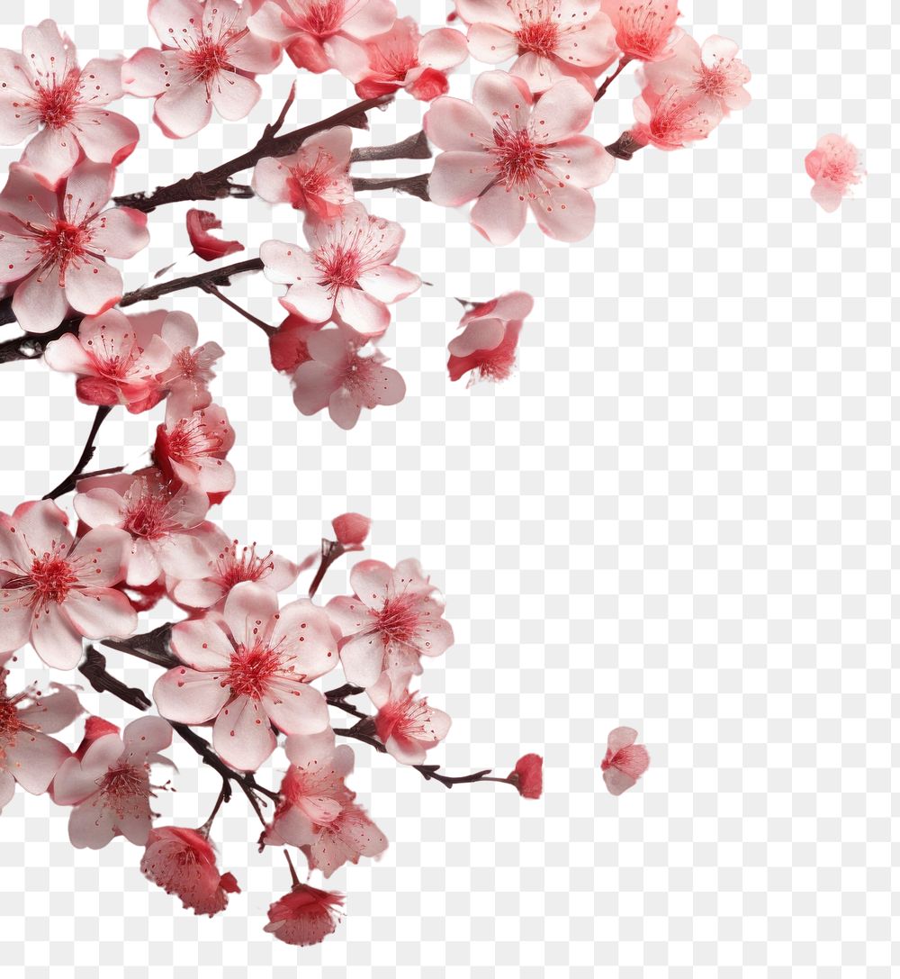 PNG  Chinese New Year style of sakura backgrounds blossom flower