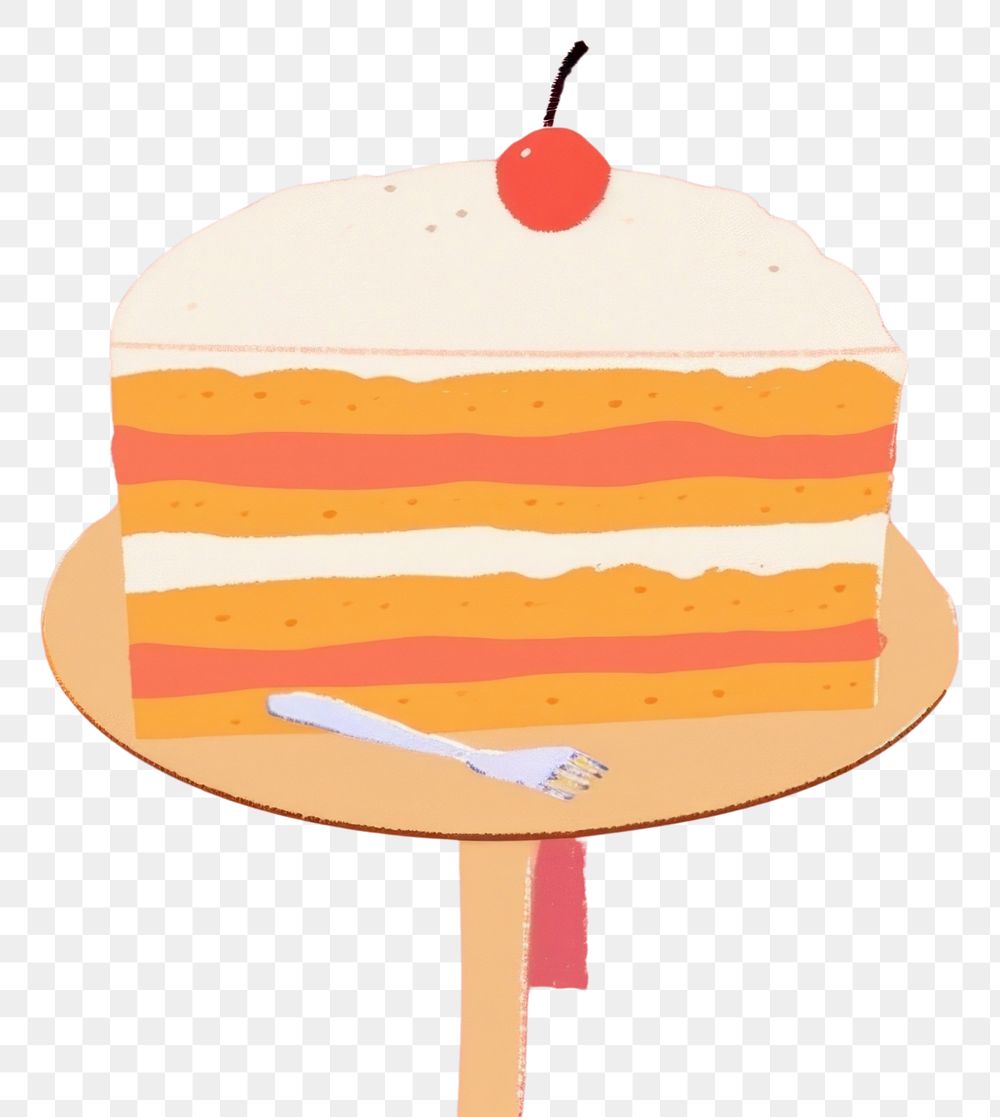 PNG Dessert food cake cartoon.