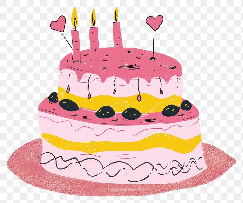 PNG Dessert cake food anniversary.
