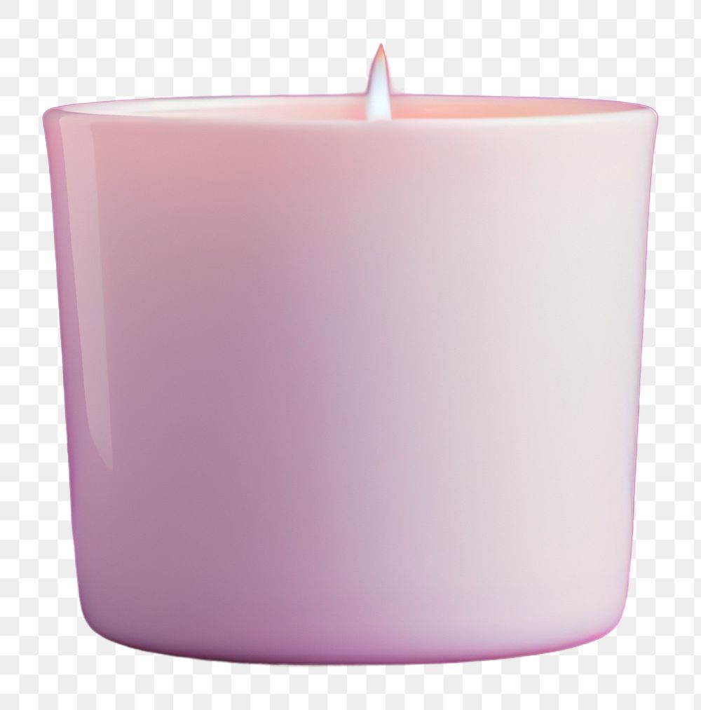 PNG Candle mockup pink pink background lighting.
