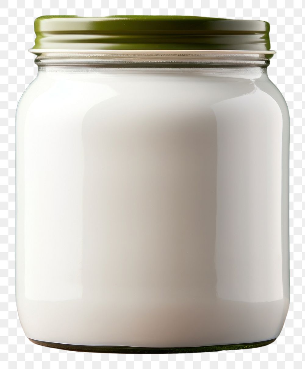 PNG Jar mockup green milk food.