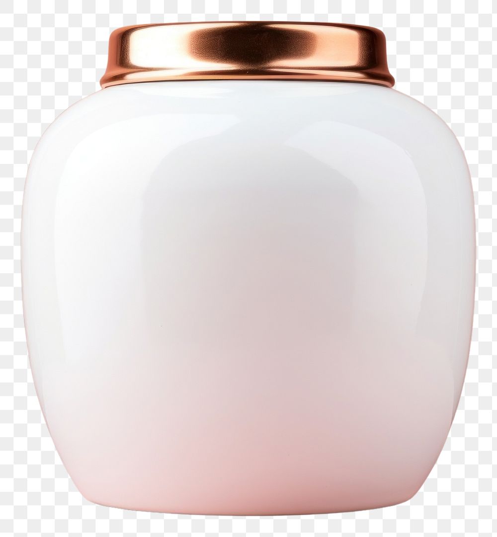 PNG Jar mockup porcelain white vase.