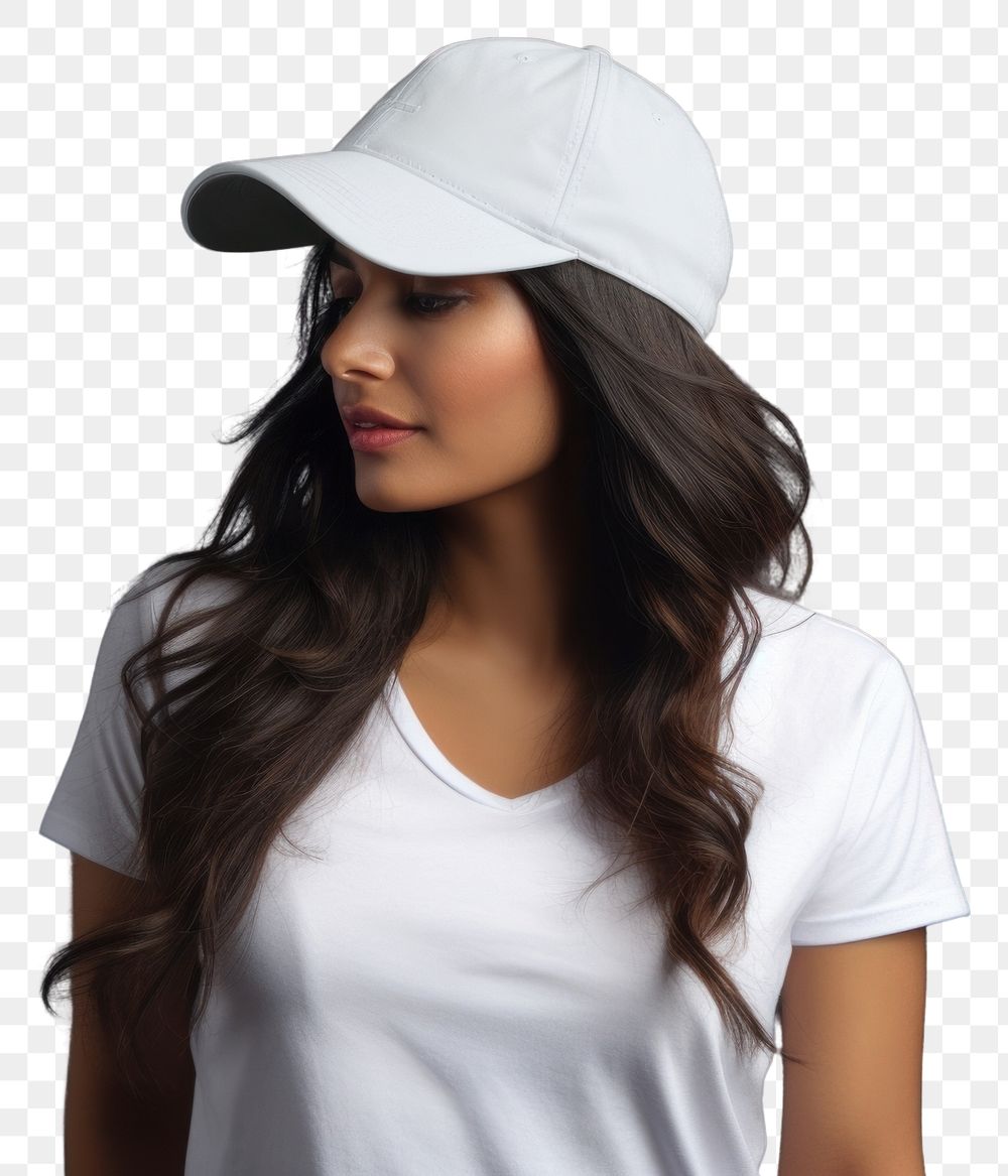 PNG  Cap mockup white gray perfection.