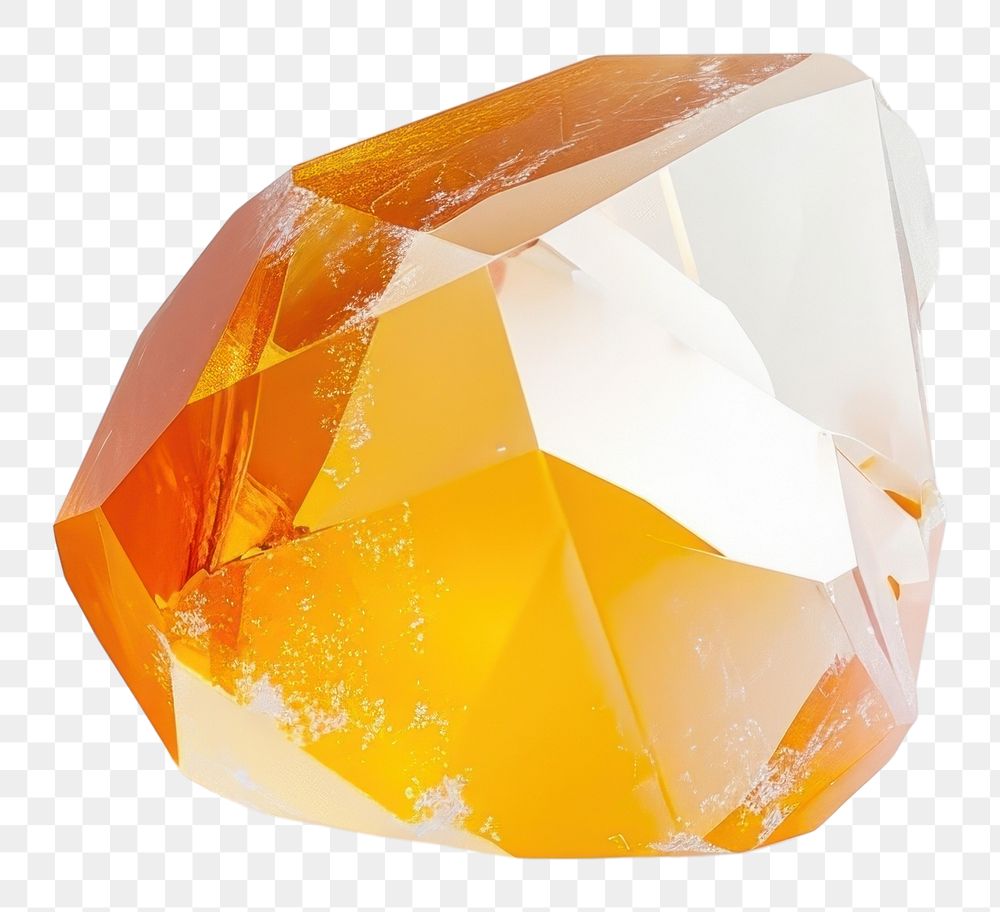 PNG Orange and white gem gemstone crystal mineral.