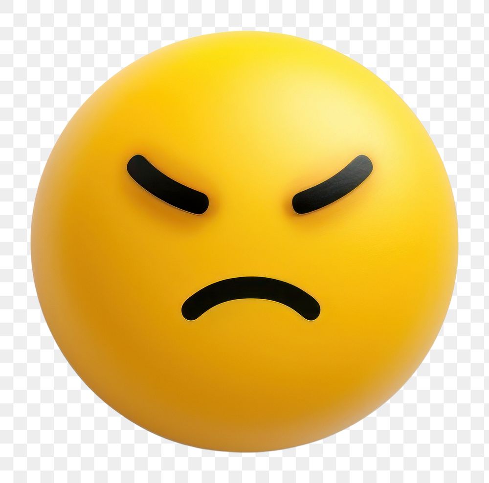 PNG Sad emoji icon white background anthropomorphic representation. AI generated Image by rawpixel.