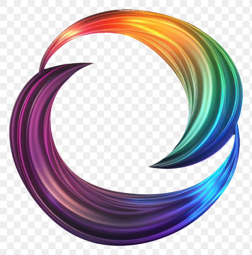 PNG  3D render of neon moon icon pattern night illuminated.