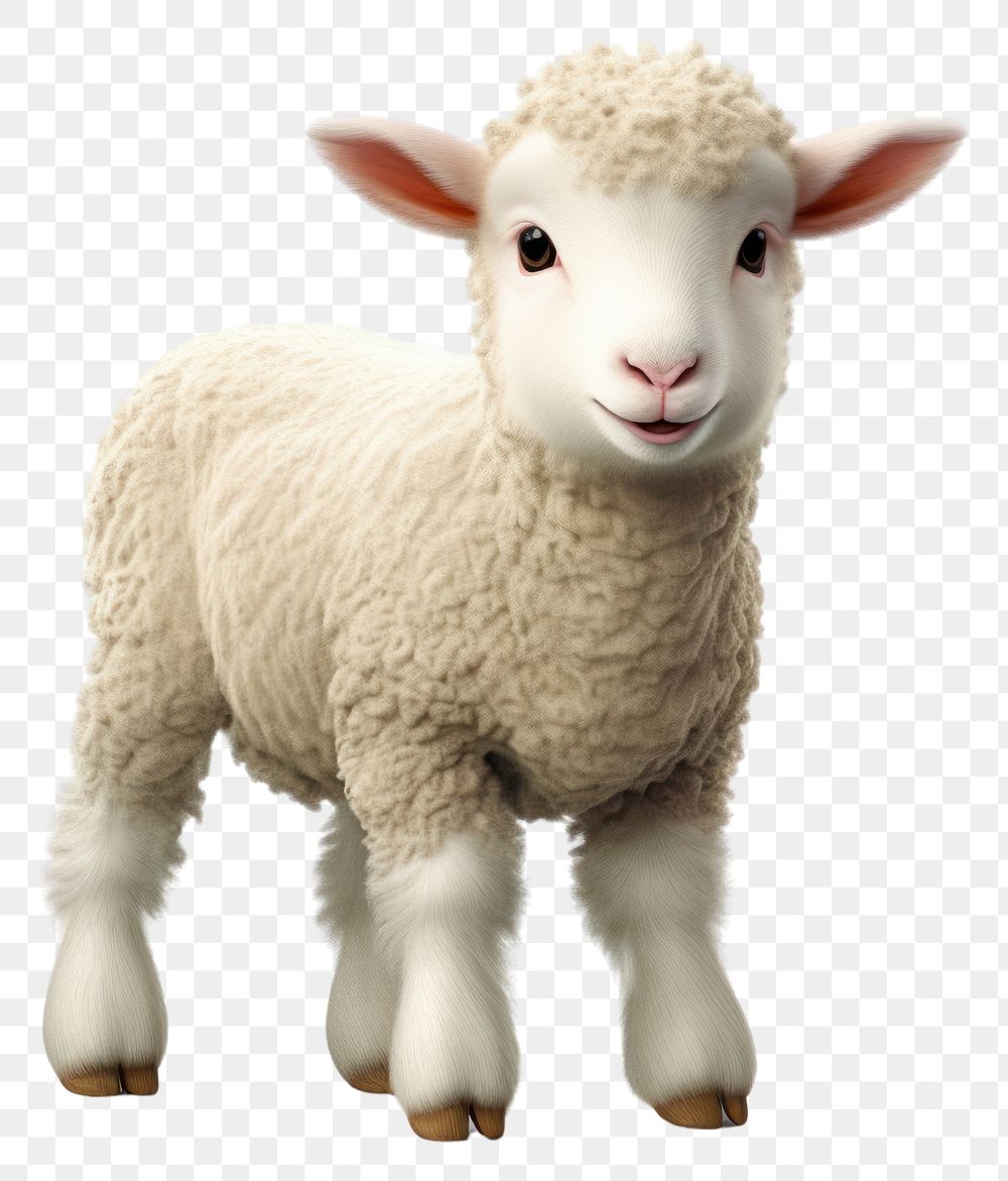PNG  A sheep livestock animal mammal. AI generated Image by rawpixel.