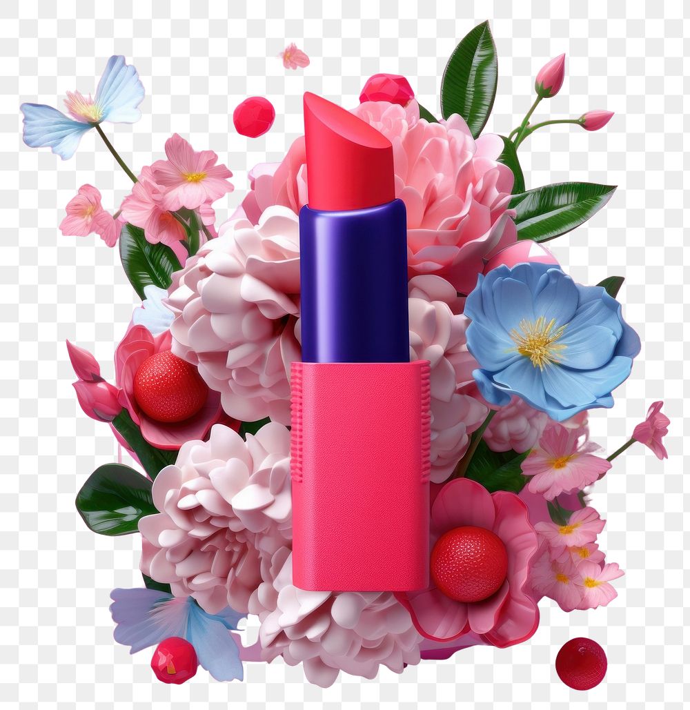 PNG Cosmetics lipstick flower petal.