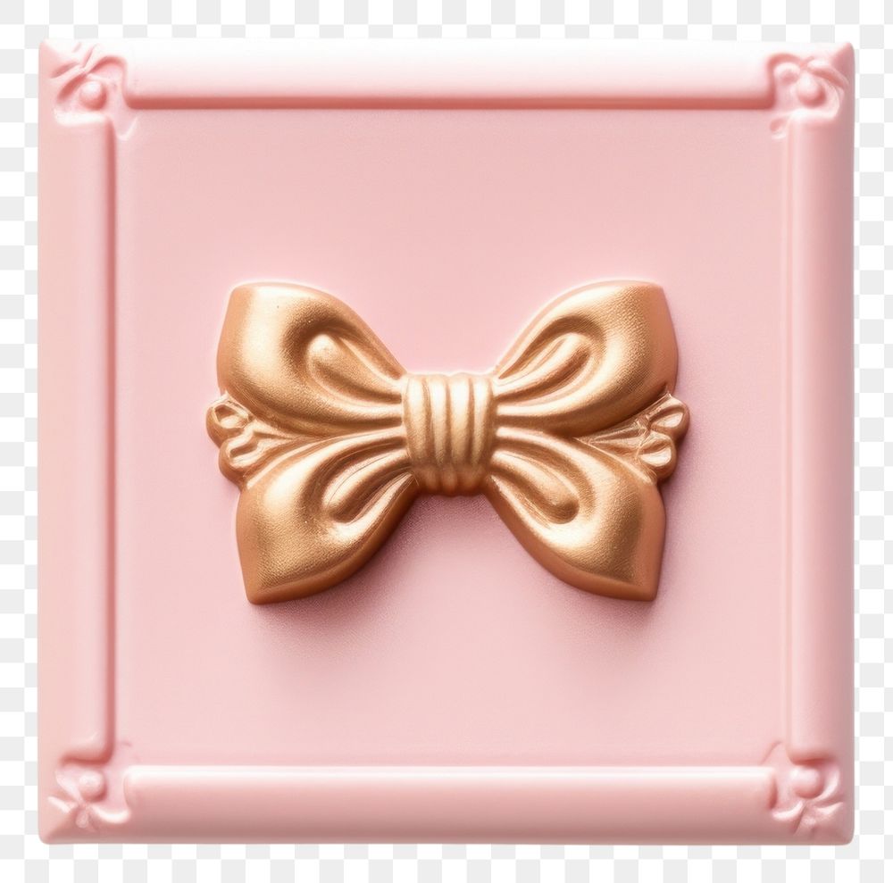 PNG  Rectangle pink bow white background. AI generated Image by rawpixel.