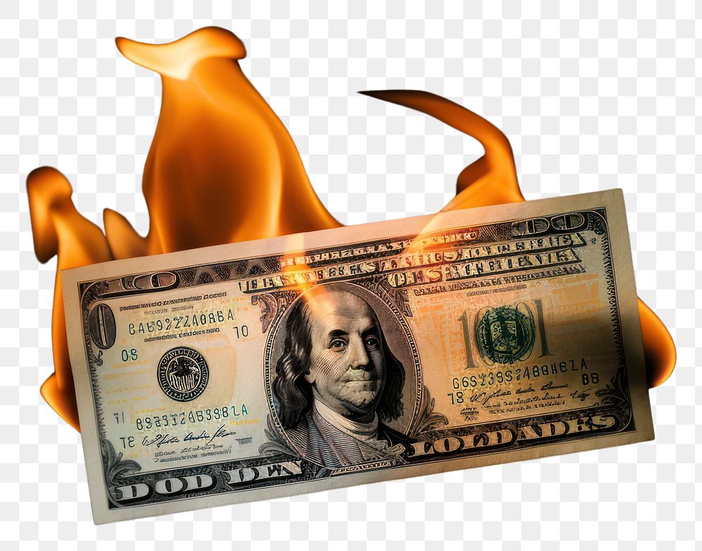 PNG Dollar money text fireplace.