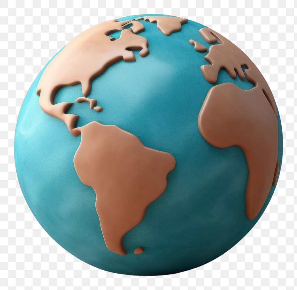 PNG  Earth sphere planet globe.