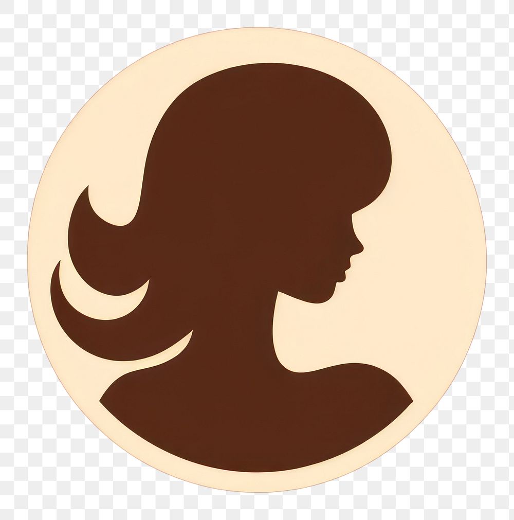 PNG  Spa icon shape logo hairstyle.