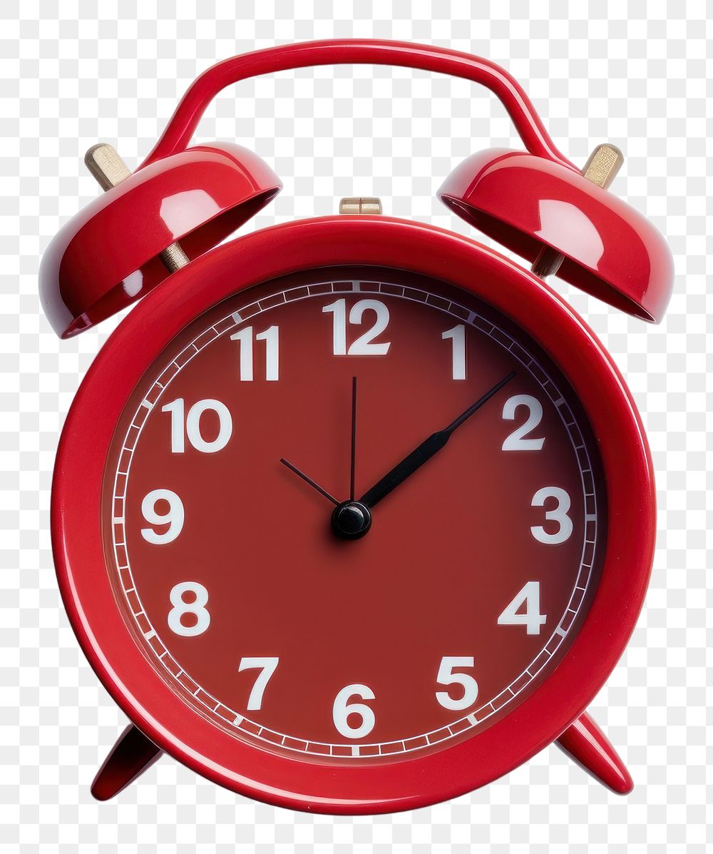 PNG Red alarm clock coffee cup white background deadline accuracy.