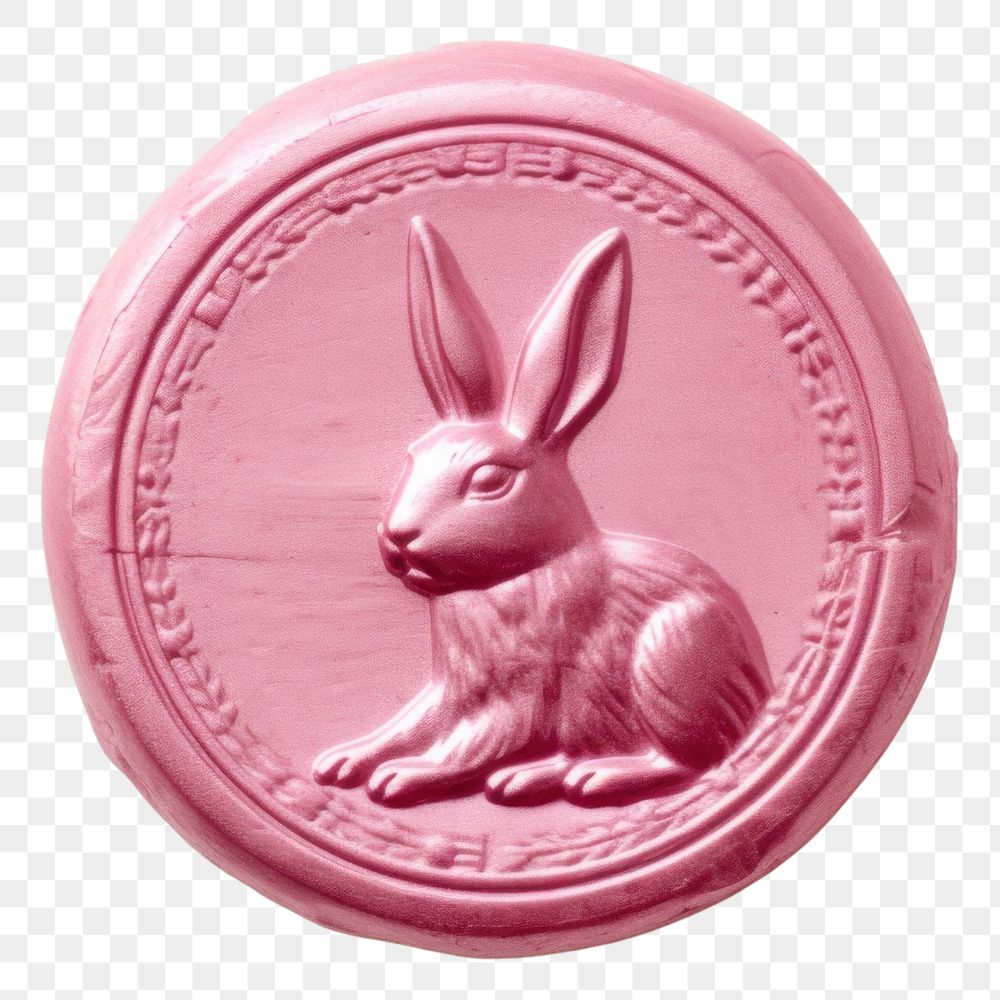 PNG  Cute rabbit mammal animal pink. AI generated Image by rawpixel.