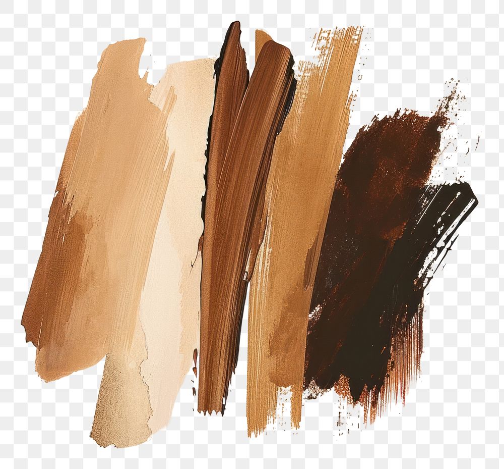 PNG Element a collage of a brush stroke backgrounds brown wood.