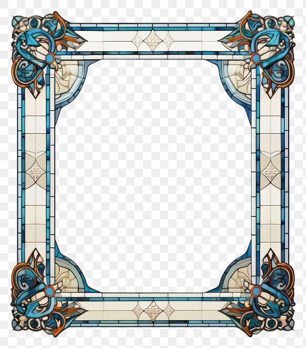 PNG  Arch art nouveau frame backgrounds glass white background.