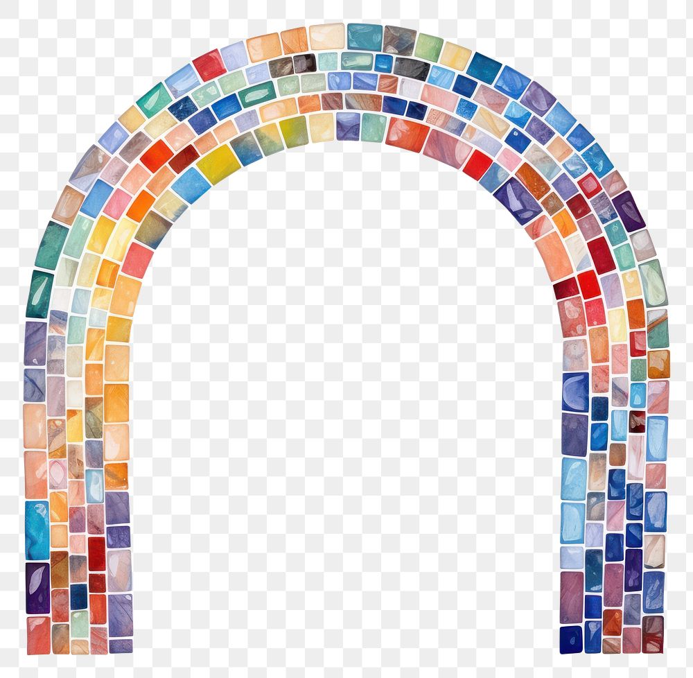 PNG  Arch decorative mosaic art architecture.