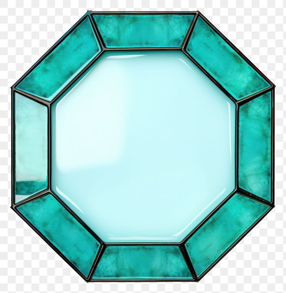 PNG  Octagon turquoise gemstone jewelry.