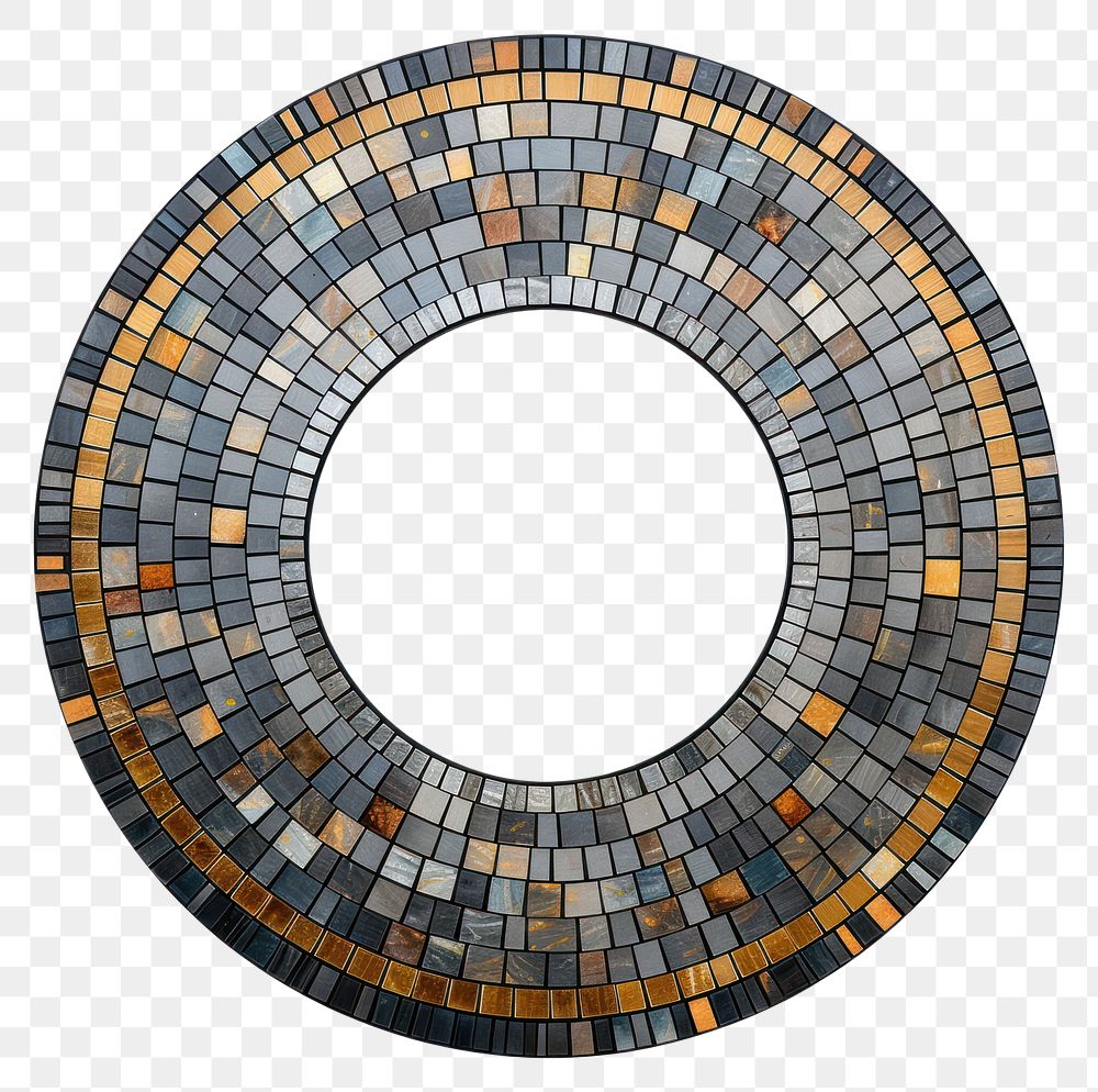 PNG  Circle mosaic art circle.