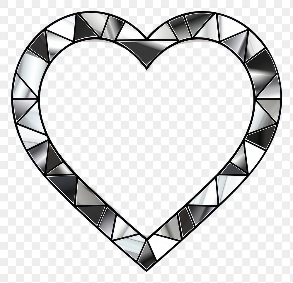 PNG  Heart heart white background monochrome.