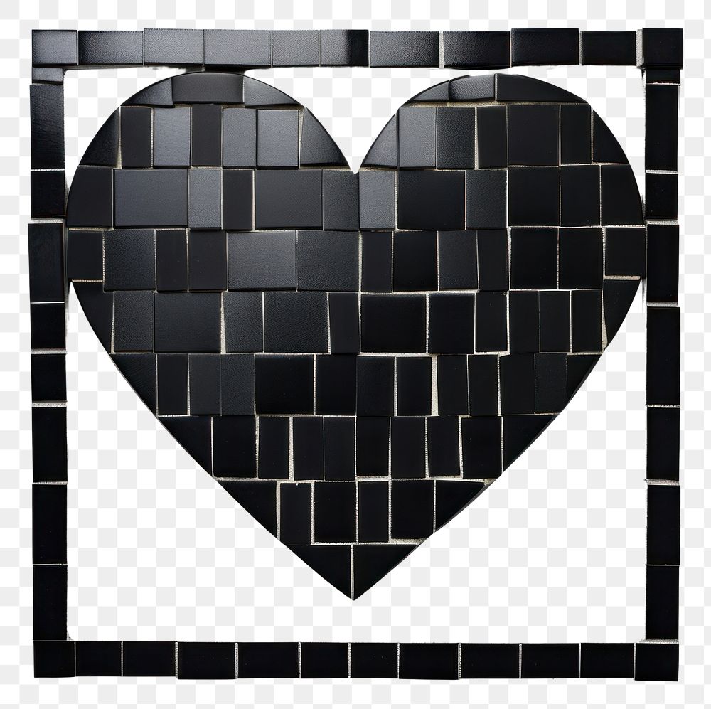 PNG  Heart black white background architecture.