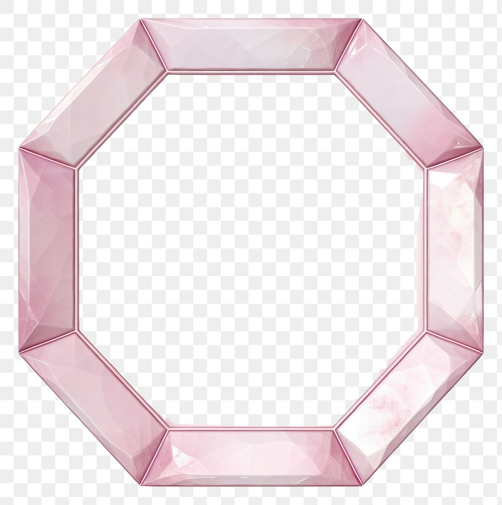 PNG  Pink Octagon jewelry pink art.