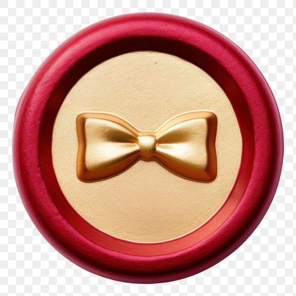 PNG  Bow jewelry gold red. AI generated Image by rawpixel.