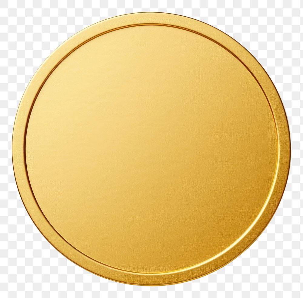 PNG Circle shape gold money coin. AI generated Image by rawpixel.