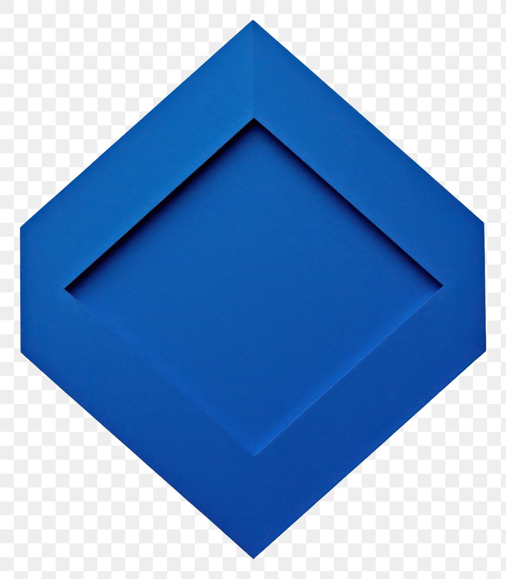 PNG Pentagon shape blue white background simplicity. AI generated Image by rawpixel.