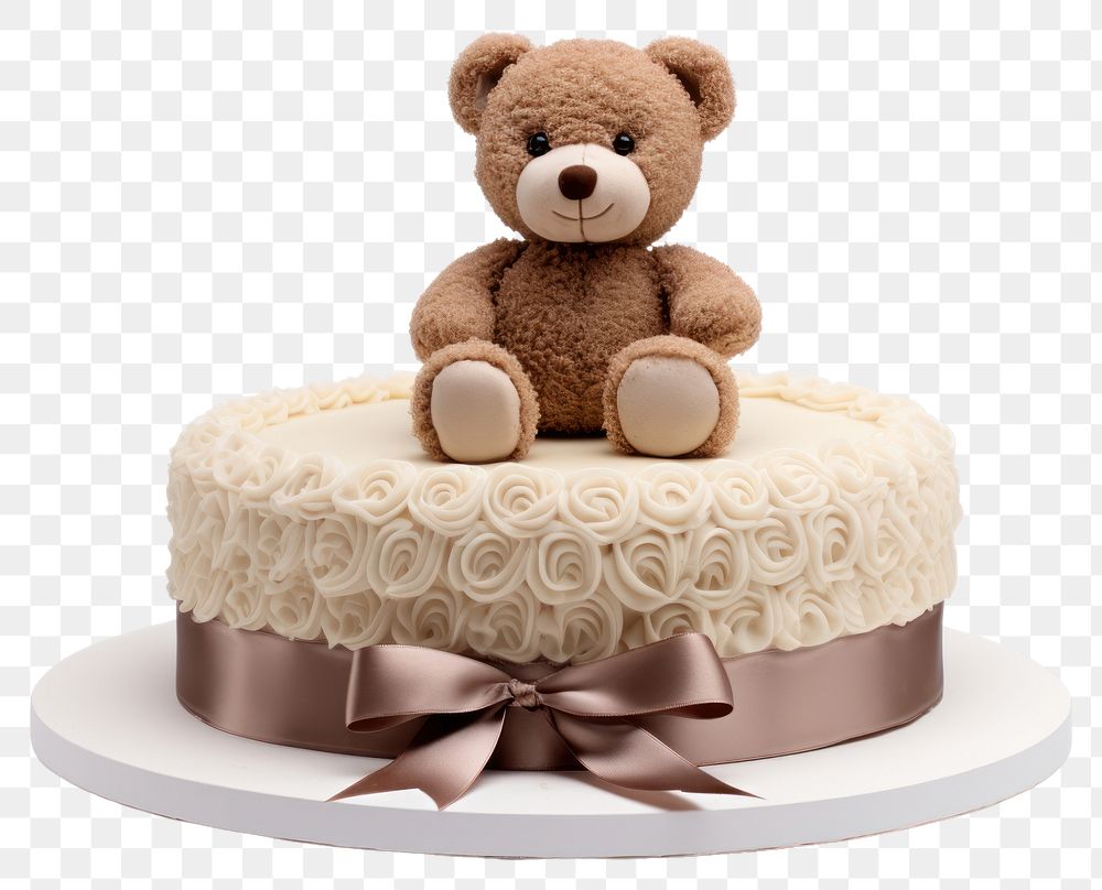 PNG Teddy Bear Cake cake dessert food.
