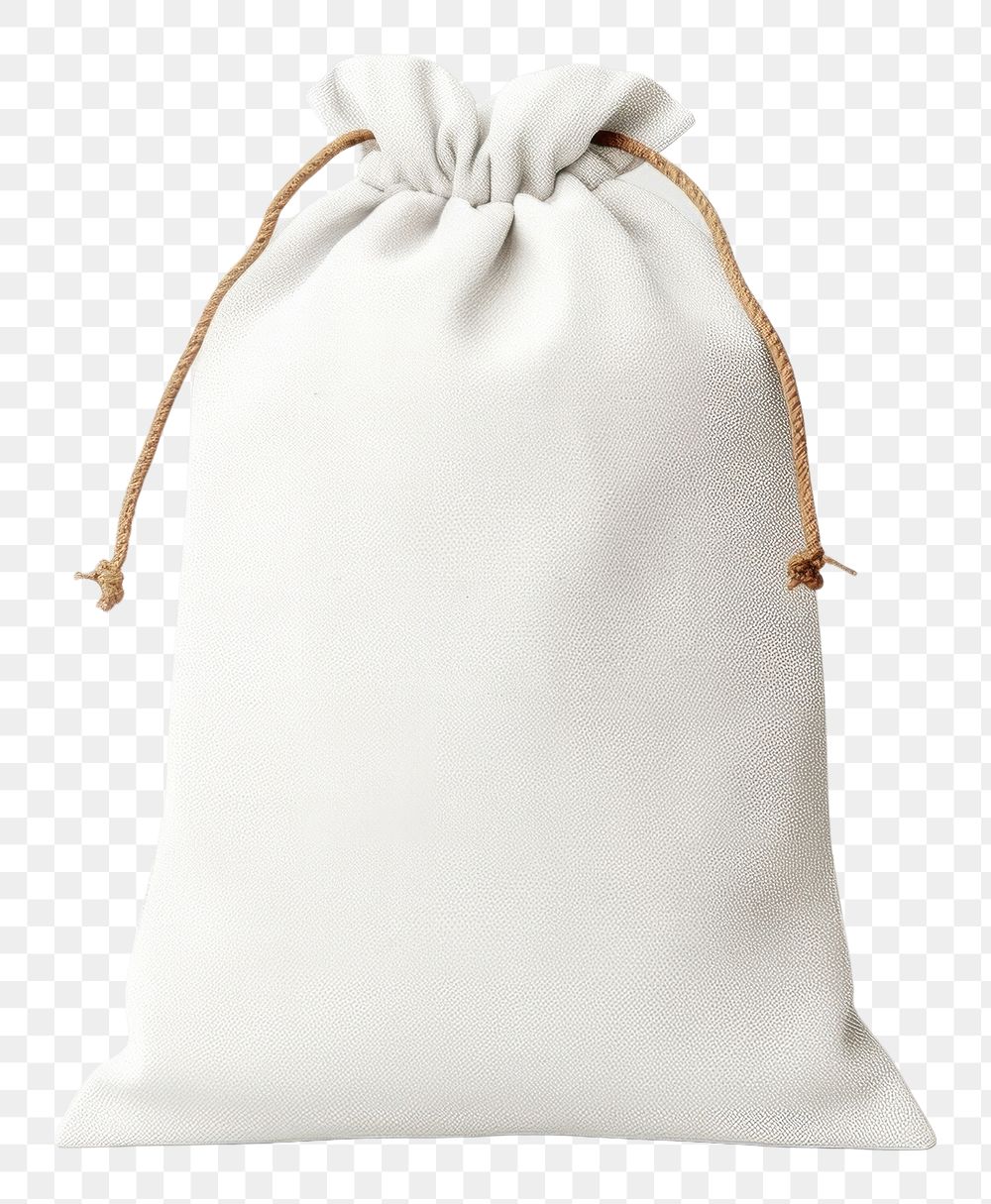 PNG White sack bag handbag white background accessories.