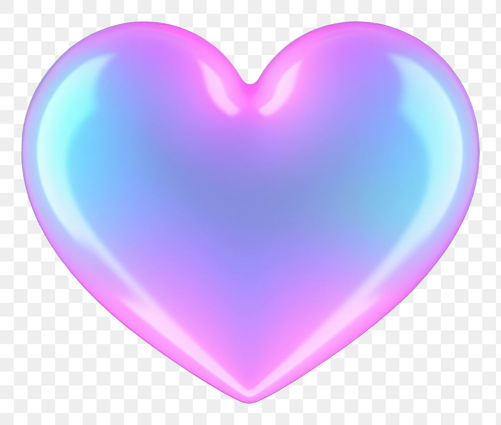 PNG Pastel neon heart abstract night pink. AI generated Image by rawpixel.