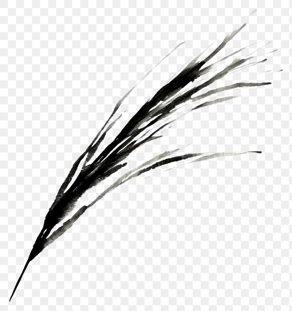 PNG  Grass black line ink.