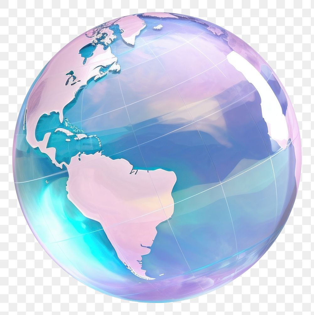 PNG Earth sphere planet space