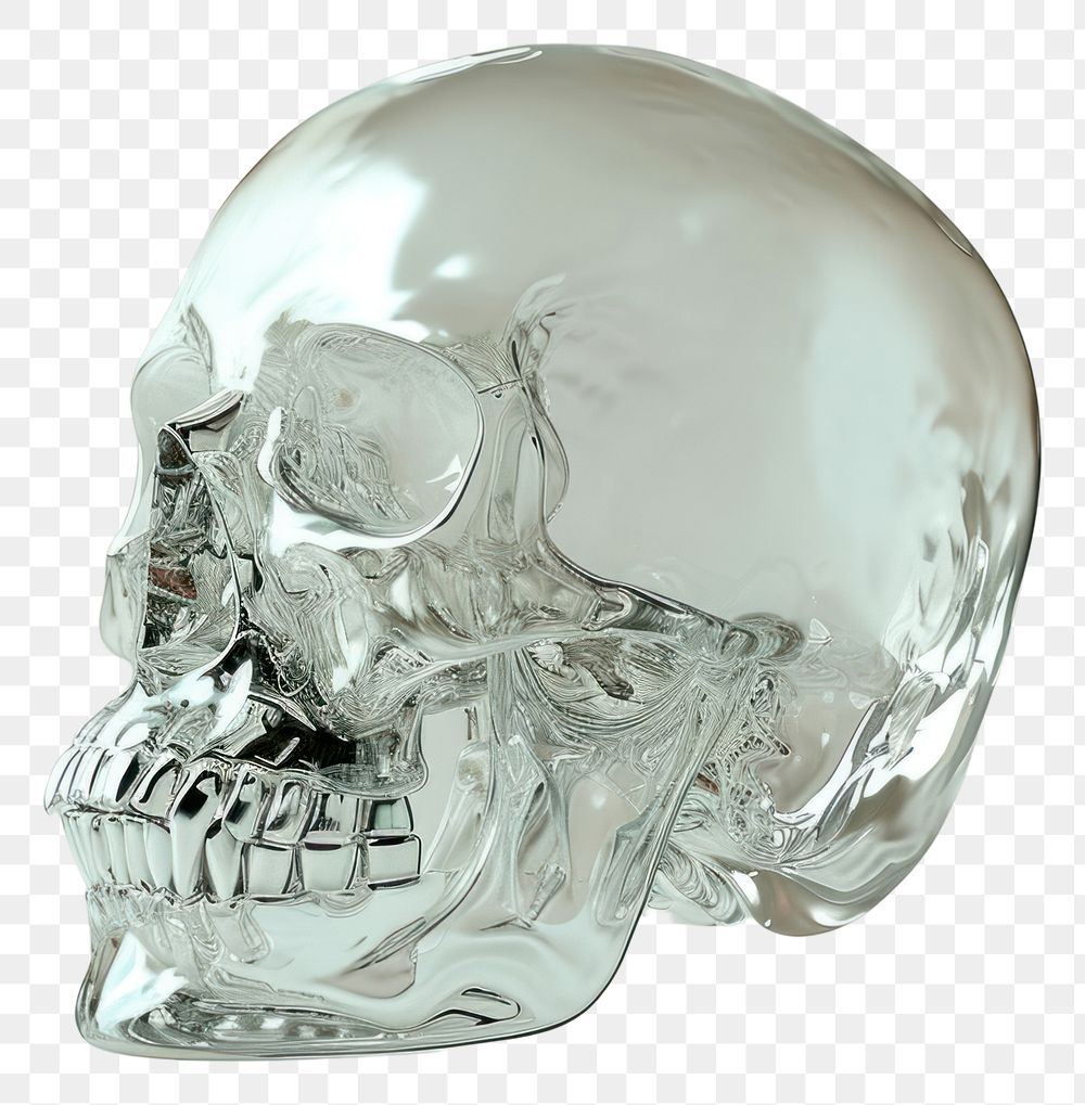 PNG Skull anatomy jewelry helmet.
