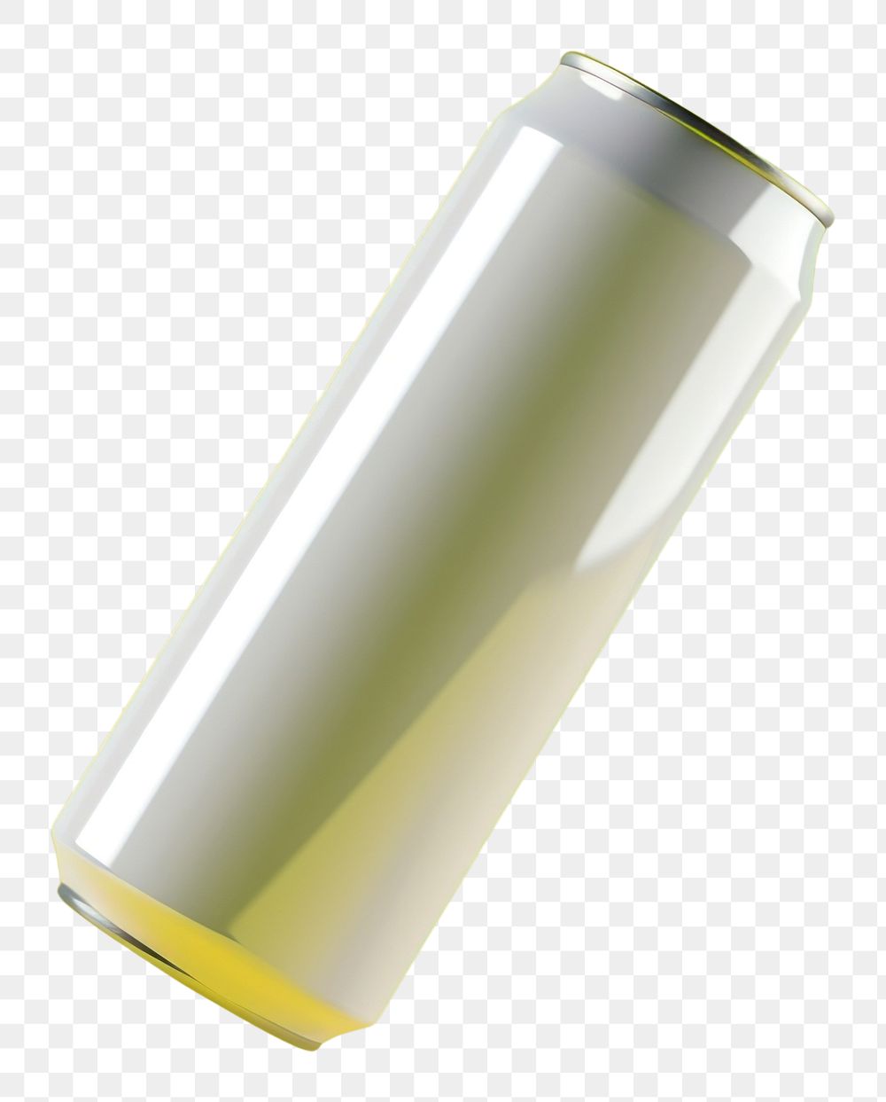 PNG Soda can cylinder bottle yellow.